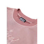 Diesel Pink Viscose Sweatshirt Diesel