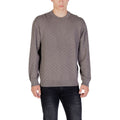 Armani Exchange Gray Polyamide Sweatshirt Armani Exchange