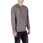 Armani Exchange Gray Polyamide Sweatshirt Armani Exchange