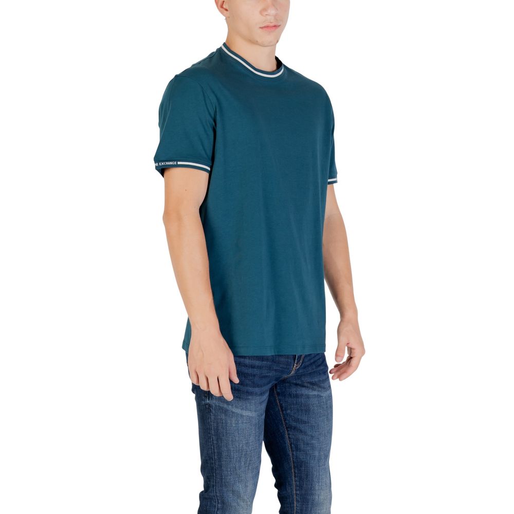 Armani Exchange Black Cotton T-Shirt Armani Exchange