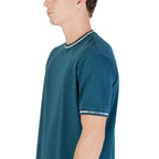 Armani Exchange Black Cotton T-Shirt Armani Exchange