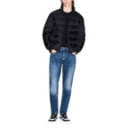 Armani Exchange Black Polyamide Coat Armani Exchange
