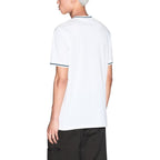 Armani Exchange White Cotton T-Shirt Armani Exchange