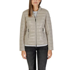 Armani Exchange Beige Polyamide Coat Armani Exchange