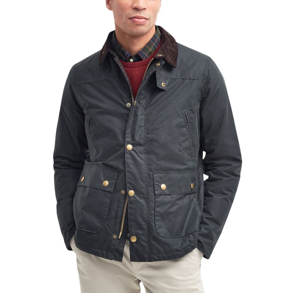 Barbour Gray Cotton Shell Jacket Barbour