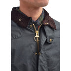 Barbour Gray Cotton Shell Jacket Barbour