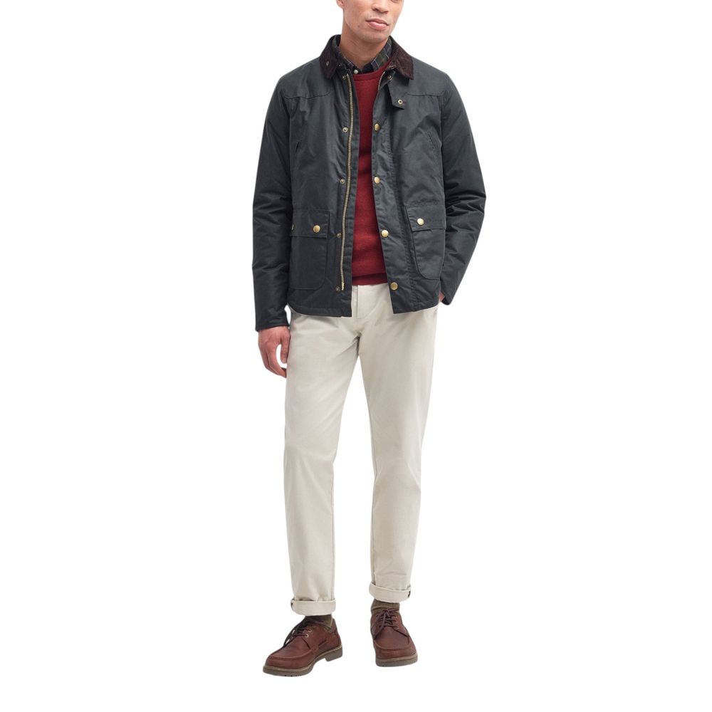 Barbour Gray Cotton Shell Jacket Barbour