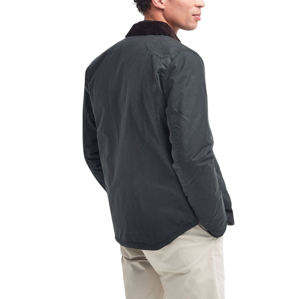 Barbour Gray Cotton Shell Jacket Barbour