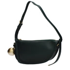 Burberry Green Leather Shoulder Bag Burberry