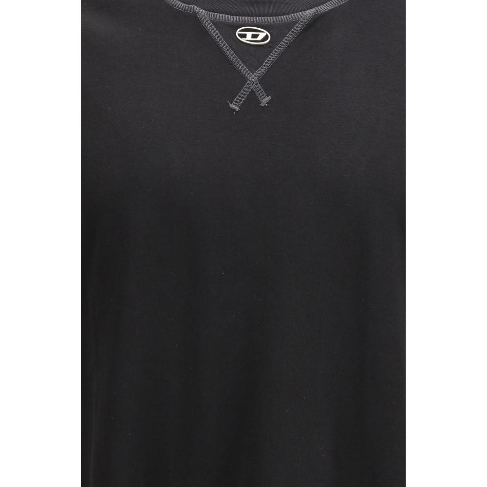 Diesel Black Cotton Sportswear Diesel