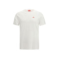 Diesel White Cotton T-Shirt Diesel