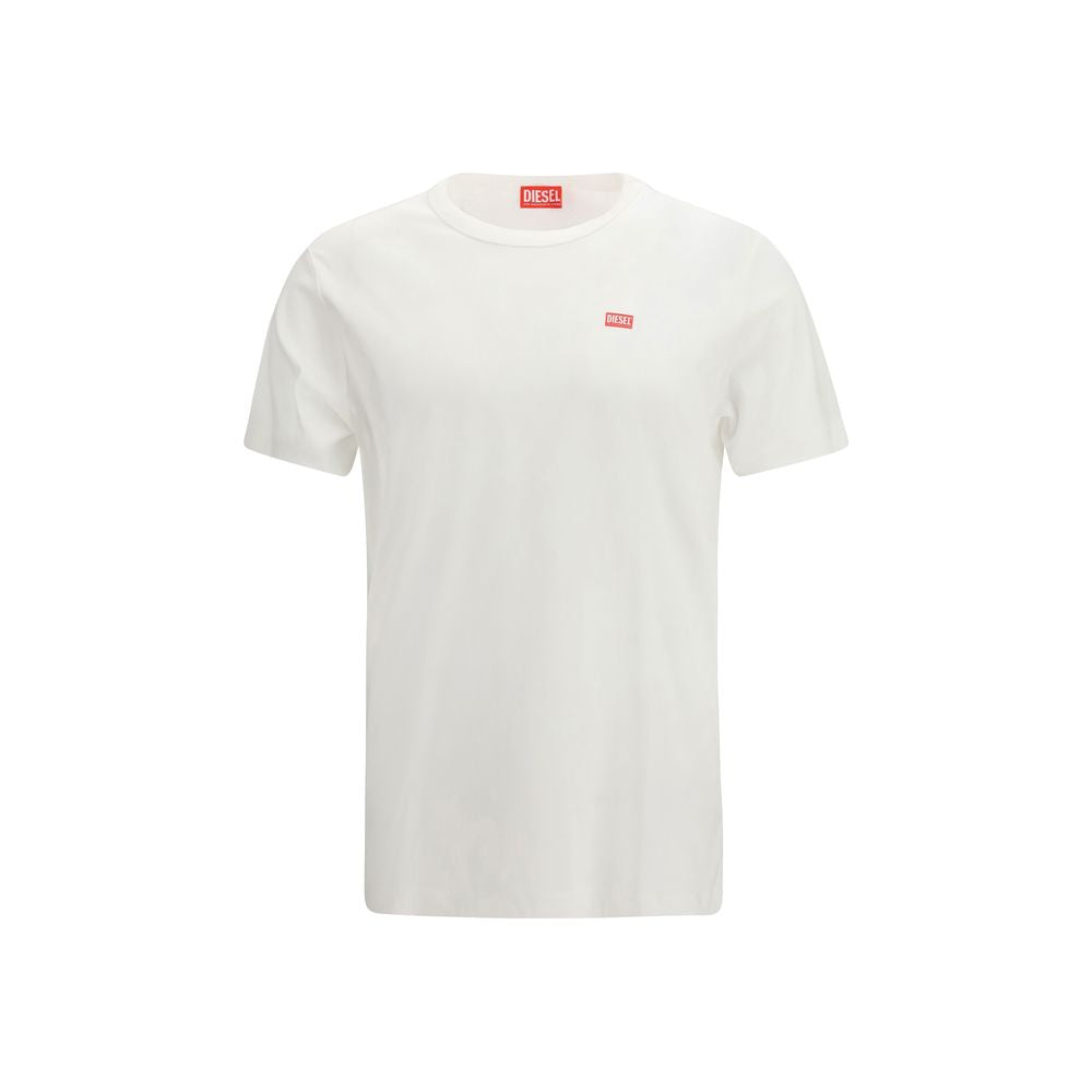 Diesel White Cotton T-Shirt Diesel
