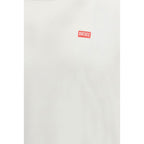 Diesel White Cotton T-Shirt Diesel