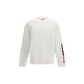 Diesel White Cotton Sweatshirt Diesel
