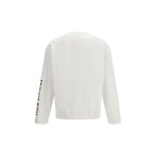 Diesel White Cotton Sweatshirt Diesel