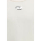 Diesel White Cotton T-Shirt Diesel