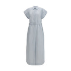 Jacob Cohen Blue Copper Long Dress Jacob Cohen