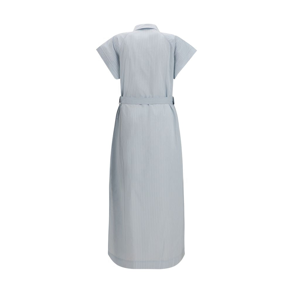 Jacob Cohen Blue Copper Long Dress Jacob Cohen