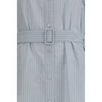 Jacob Cohen Blue Copper Long Dress Jacob Cohen