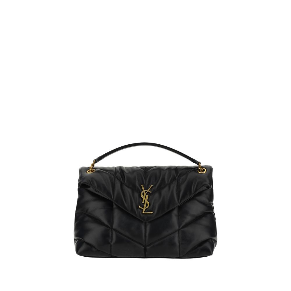 Saint Laurent Black Lamb Leather Shoulder Bag Saint Laurent