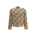 Burberry Beige Wool Bomber Burberry