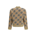 Burberry Beige Wool Bomber Burberry