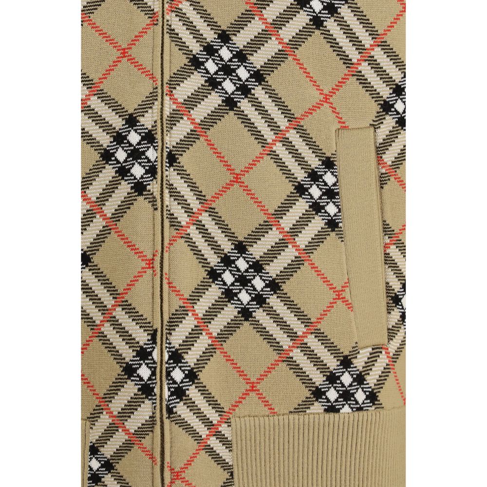 Burberry Beige Wool Bomber Burberry