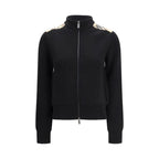 Burberry Black Wool Cardigan Burberry