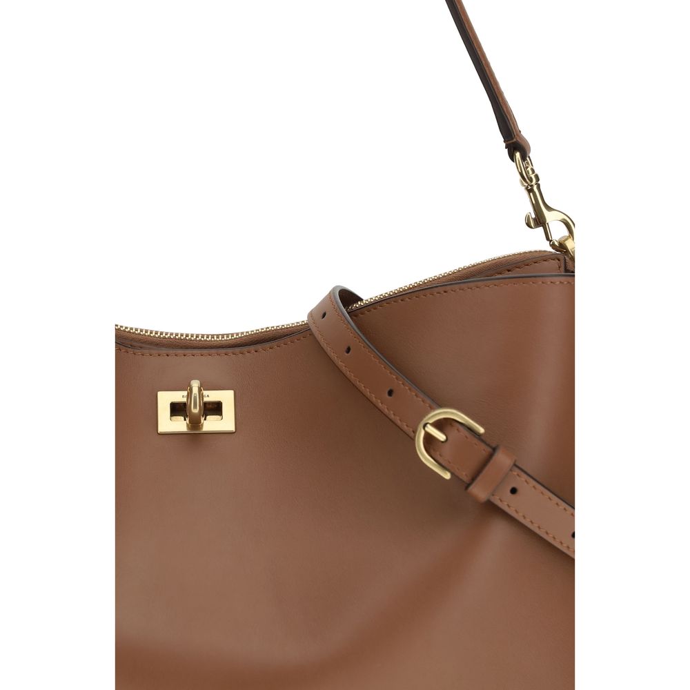 Balenciaga Beige Calf Leather Bos Taurus Shoulder Bag Balenciaga