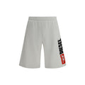 Diesel White Cotton Bermuda Shorts Diesel