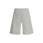 Diesel White Cotton Bermuda Shorts Diesel
