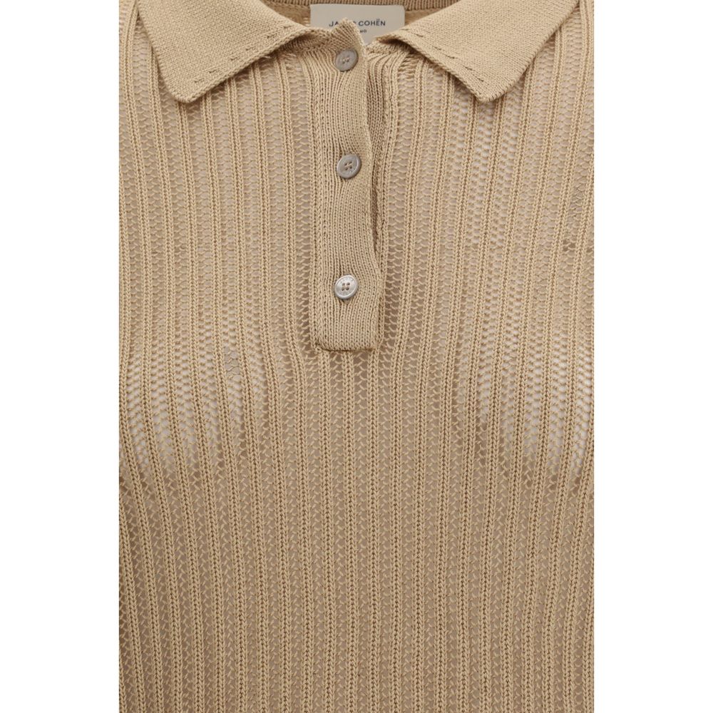 Jacob Cohen Beige Cotton Polo Shirt Jacob Cohen