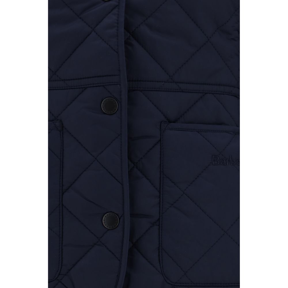 Barbour Blue Polyamide Full-Length Jacket Barbour