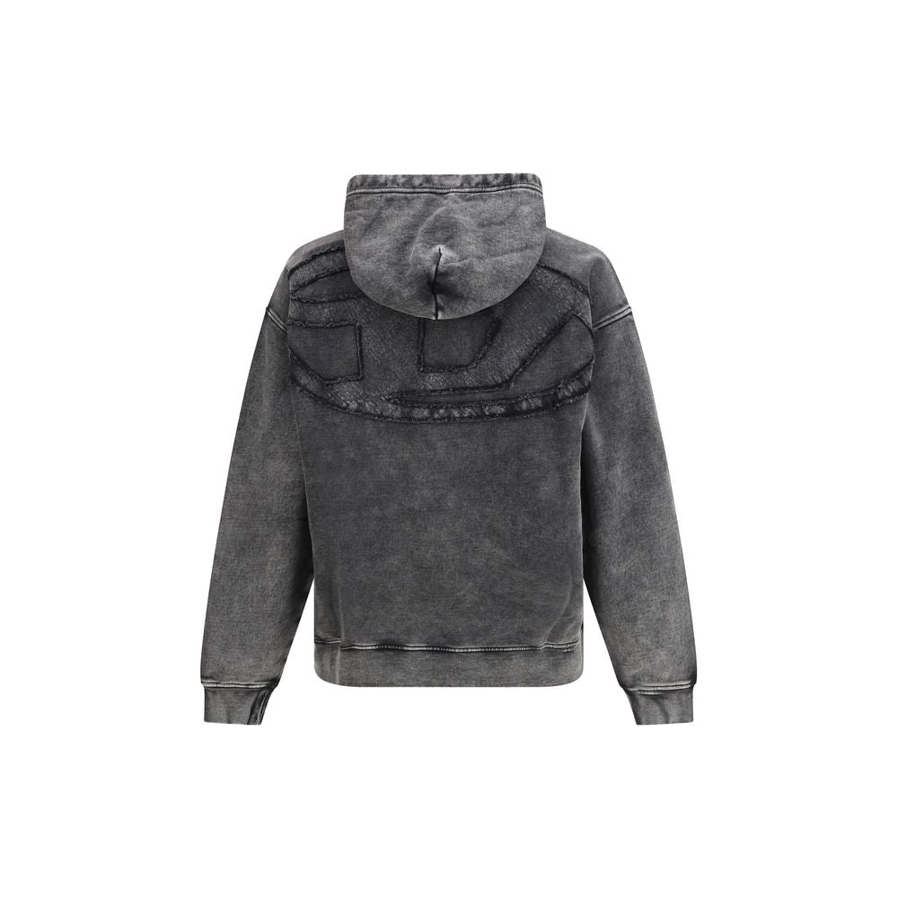 Diesel Black Cotton Sweatshirt Diesel