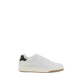 Saint Laurent White Calf Leather Bos Taurus Low Top Sneakers Saint Laurent