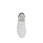 Saint Laurent White Calf Leather Bos Taurus Low Top Sneakers Saint Laurent