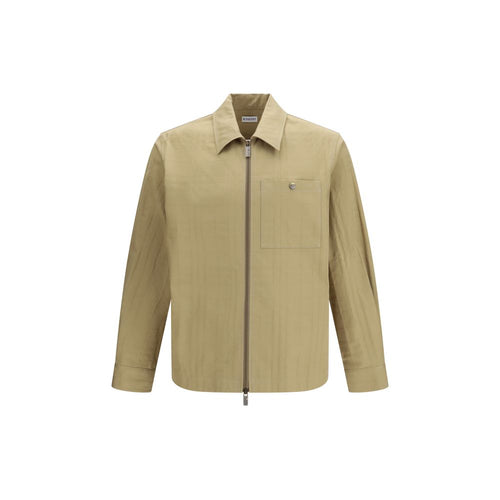Burberry Beige Cotton Coat Burberry