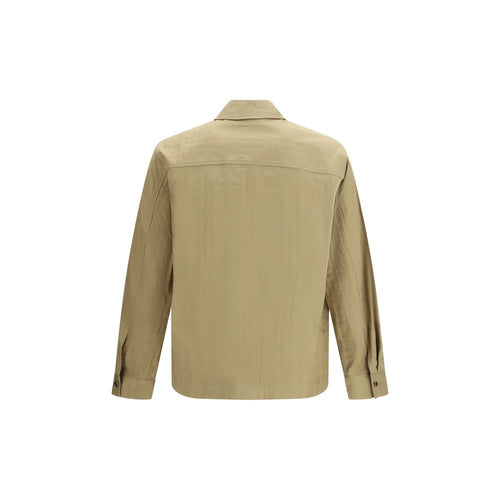 Burberry Beige Cotton Coat Burberry