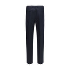Gucci Blue Cotton Casual Pants Gucci