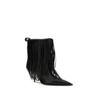 Balenciaga Black Calf Leather Bos Taurus Ankle Boots Balenciaga