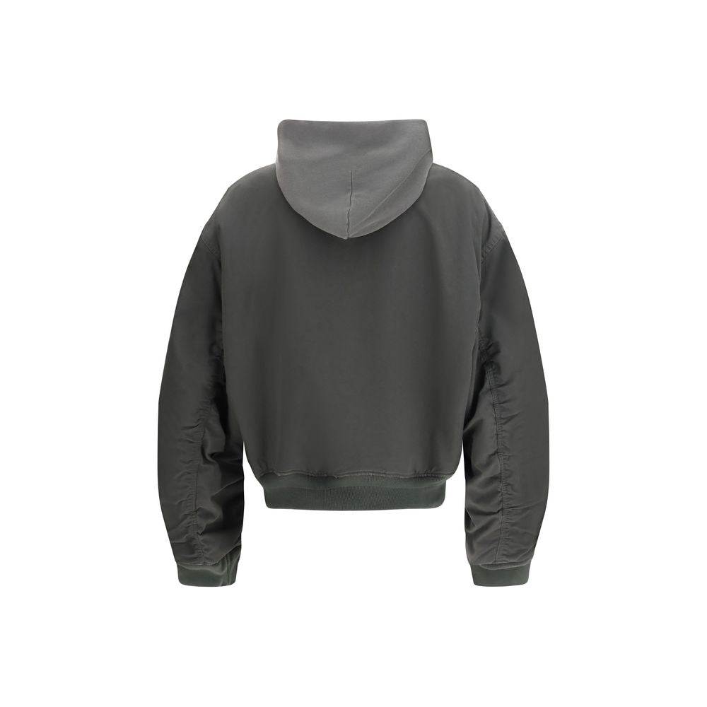 Balenciaga Gray Cotton Bomber Balenciaga