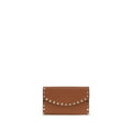 Valentino Garavani Brown Calf Leather Bos Taurus Wallet Valentino Garavani