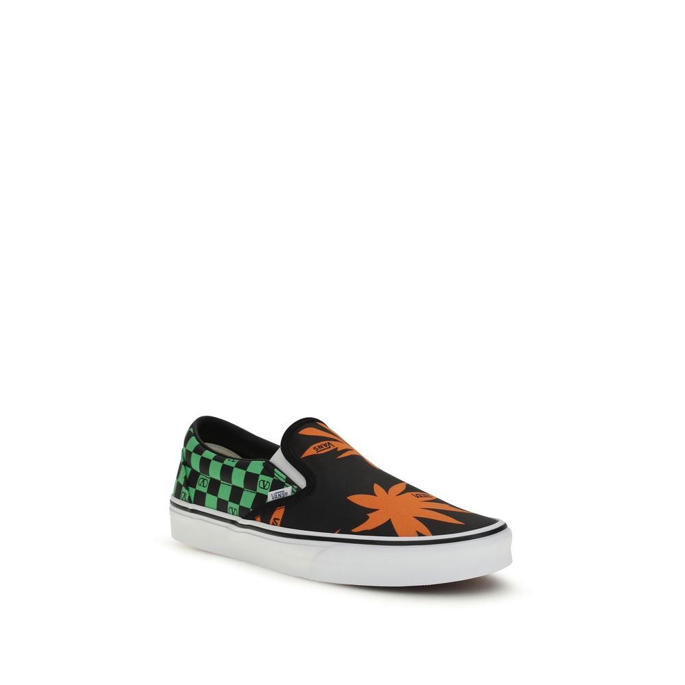 Valentino Garavani Multicolor Cotton Low Top Sneakers Valentino Garavani