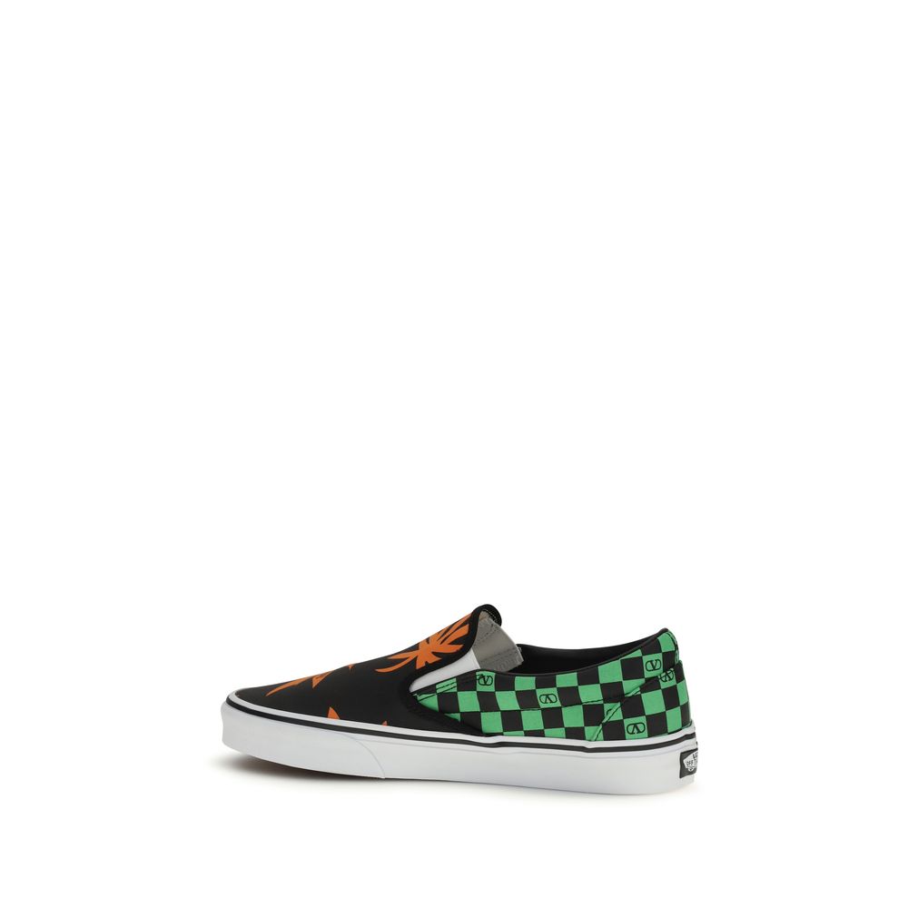 Valentino Garavani Multicolor Cotton Low Top Sneakers Valentino Garavani