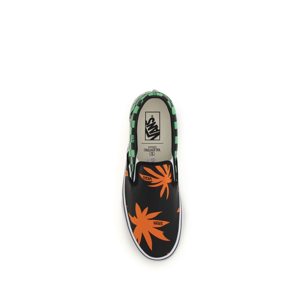 Valentino Garavani Multicolor Cotton Low Top Sneakers Valentino Garavani