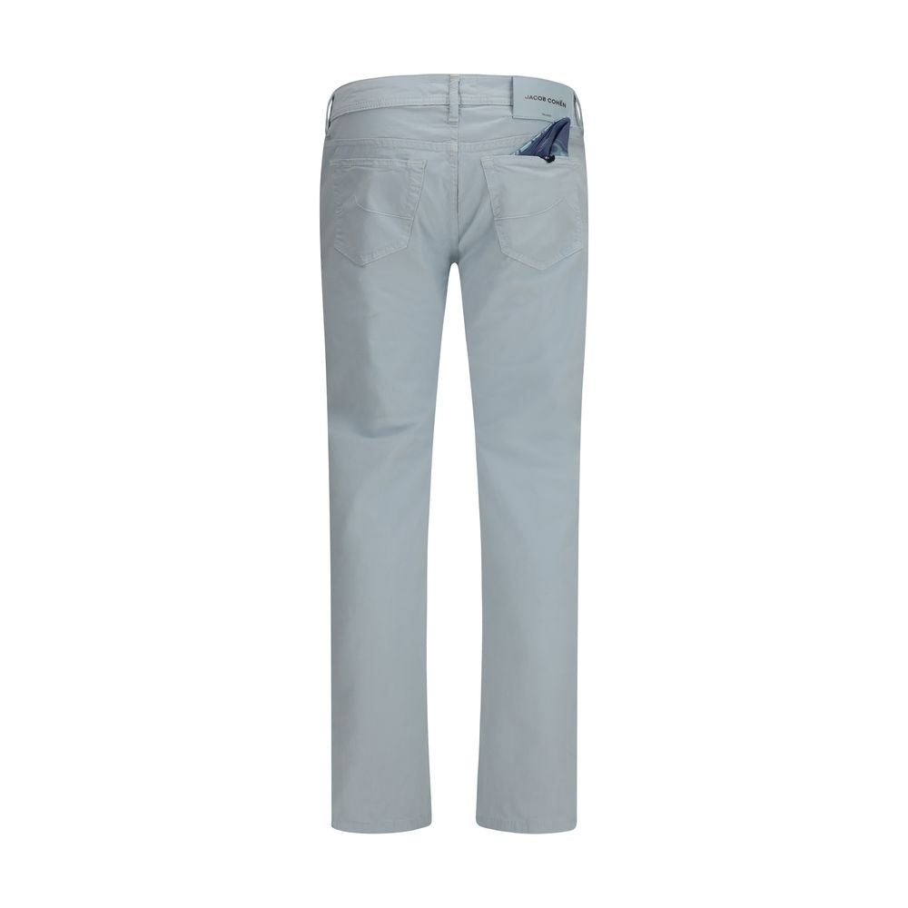 Jacob Cohen Blue Cotton Pants Jacob Cohen