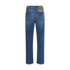Jacob Cohen Blue Cotton Slim Fit Jeans Jacob Cohen