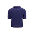 Gucci Blue Silk Dress Shirt Gucci