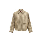 Gucci Beige Cotton Bomber Gucci
