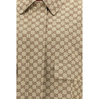 Gucci Beige Cotton Bomber Gucci